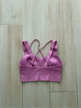 lululemon athletica Rose Pink Crossback Sports Bra